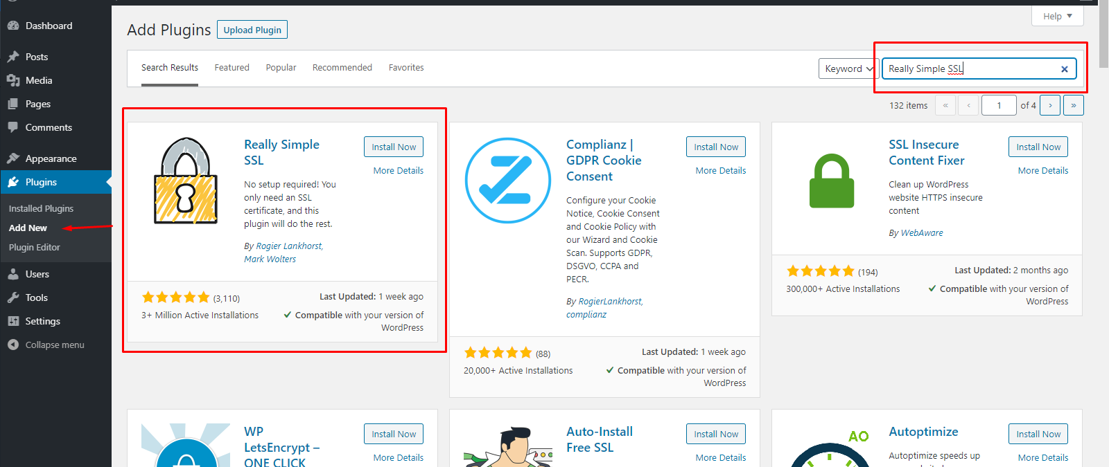 chuyen http sang https wordpress